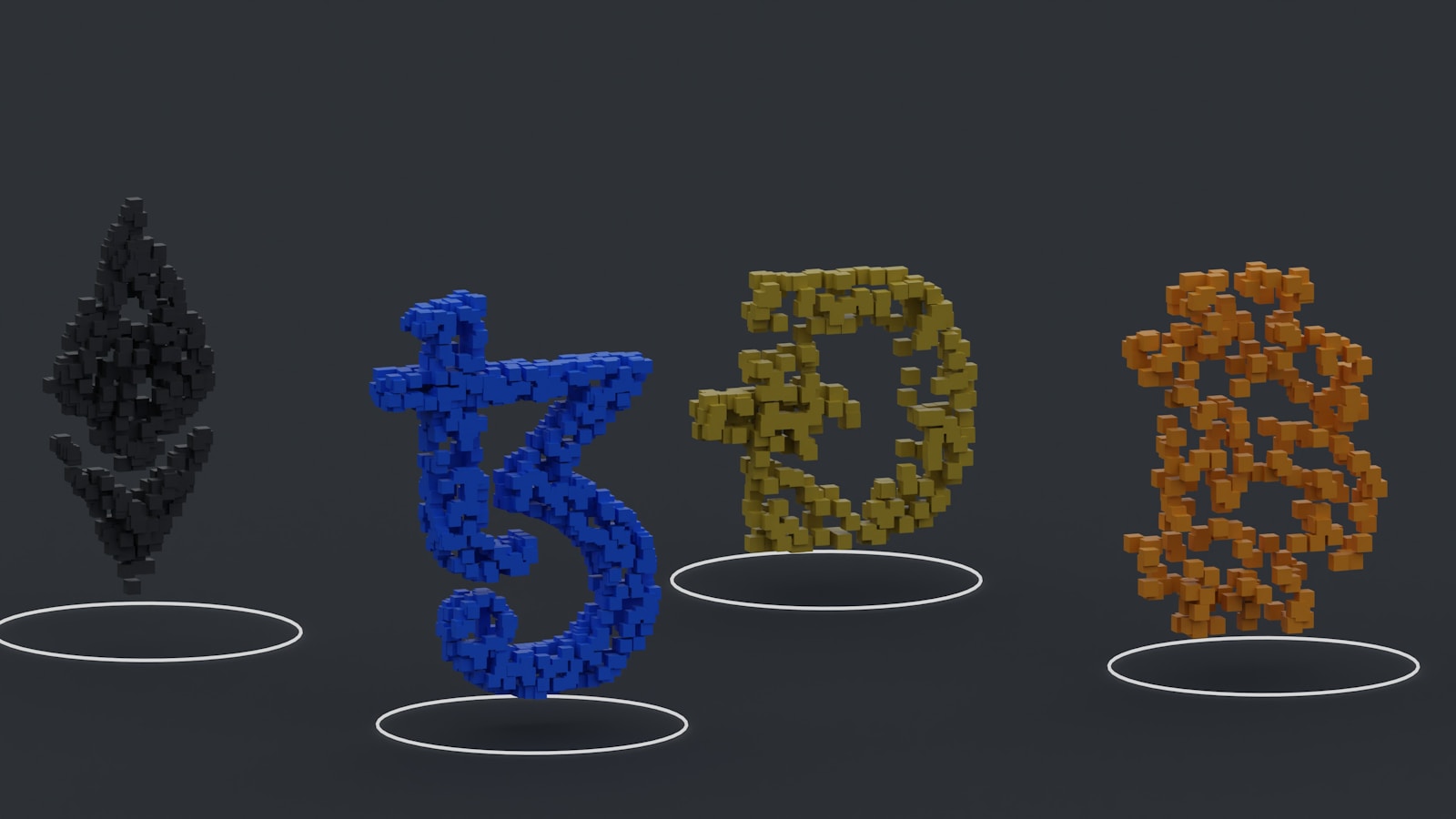 a set of three different type of numbers